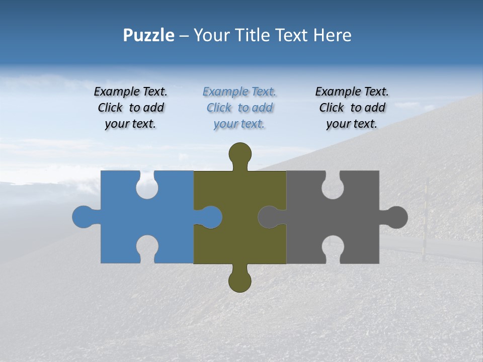 Road Vacation Pass PowerPoint Template