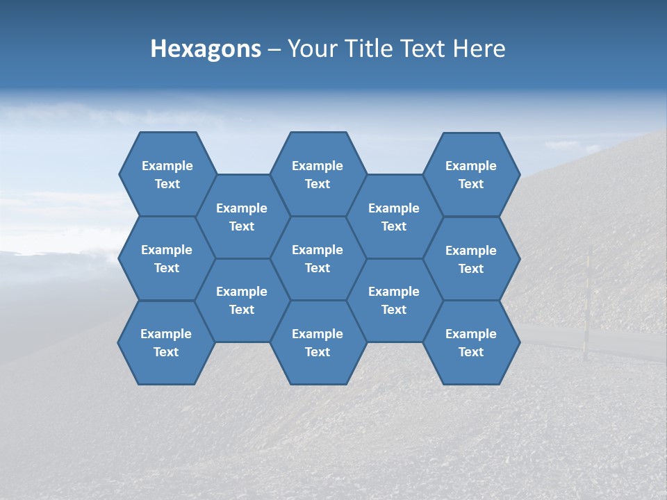 Road Vacation Pass PowerPoint Template