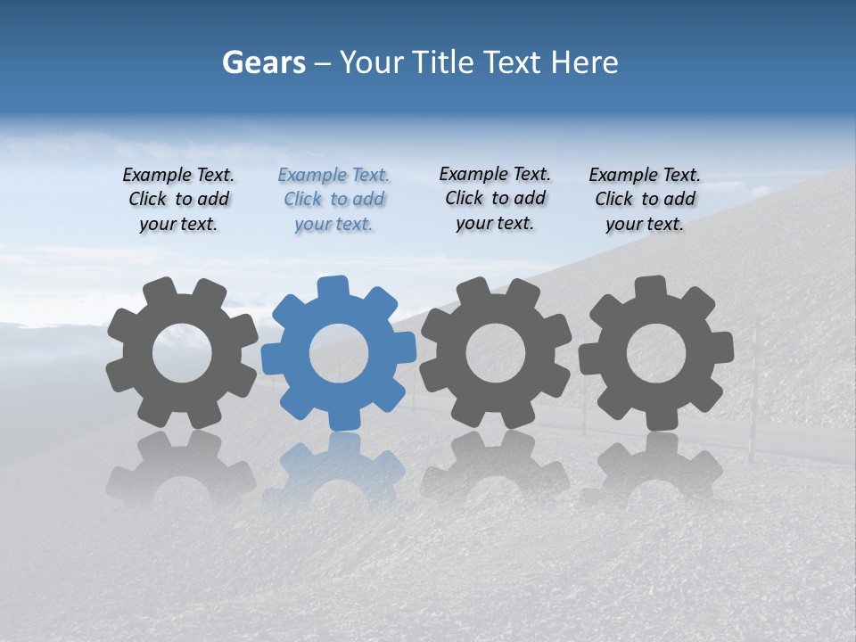 Road Vacation Pass PowerPoint Template