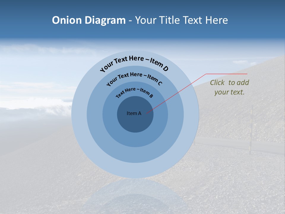 Road Vacation Pass PowerPoint Template