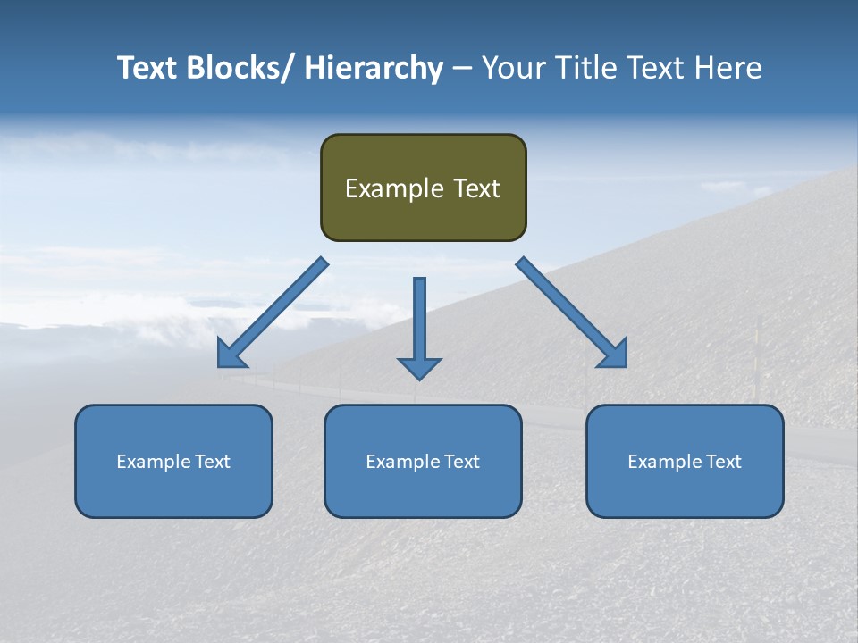 Road Vacation Pass PowerPoint Template
