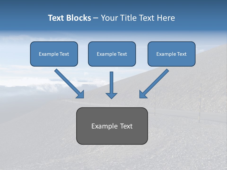 Road Vacation Pass PowerPoint Template