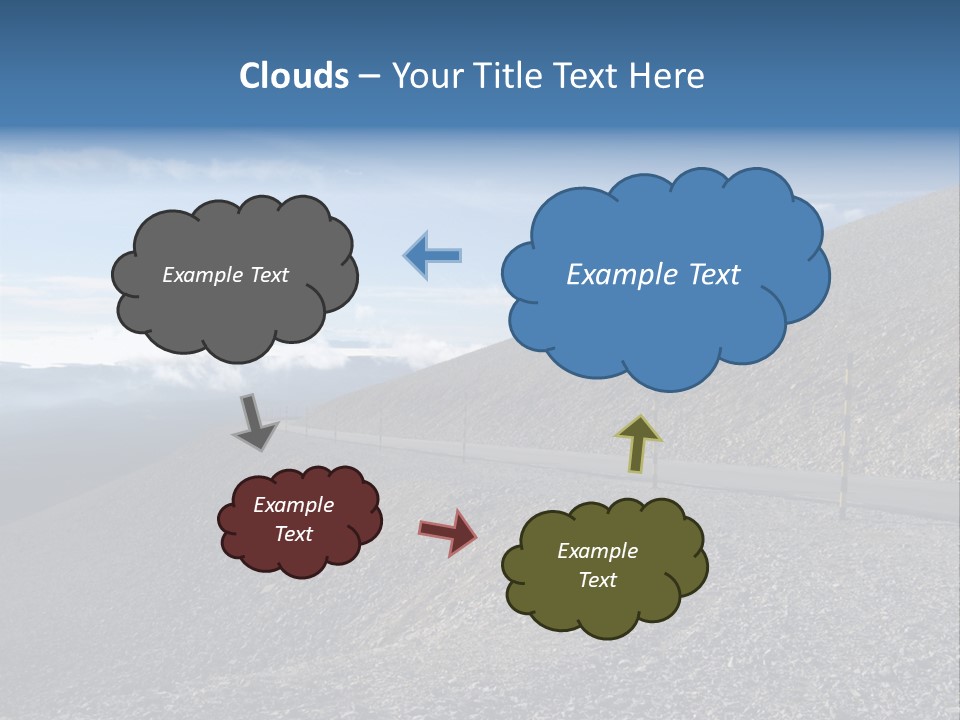 Road Vacation Pass PowerPoint Template