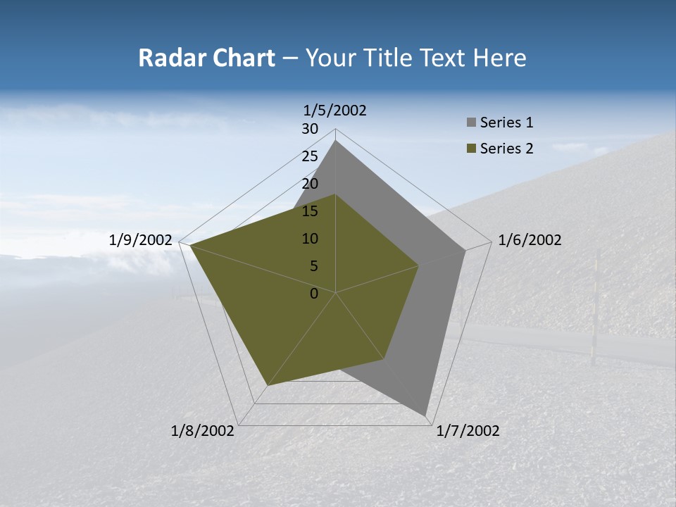 Road Vacation Pass PowerPoint Template