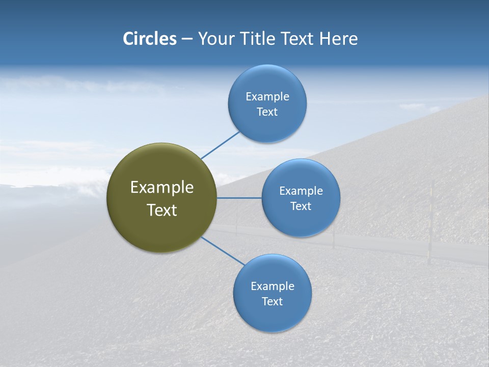 Road Vacation Pass PowerPoint Template