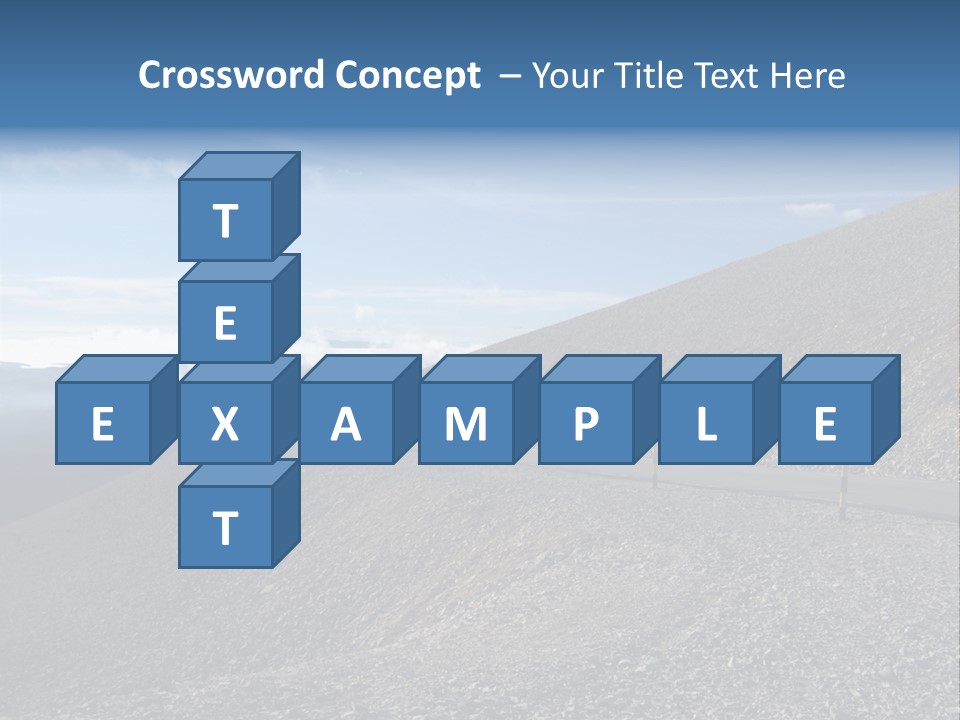 Road Vacation Pass PowerPoint Template