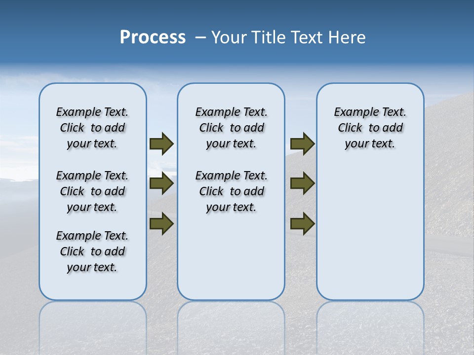 Road Vacation Pass PowerPoint Template
