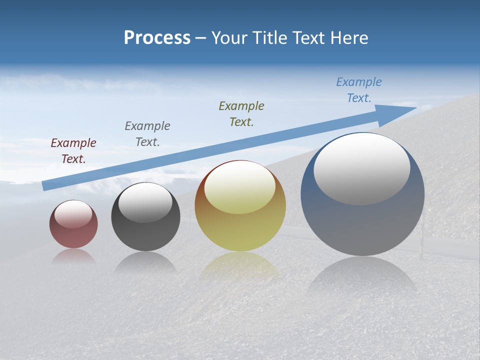 Road Vacation Pass PowerPoint Template