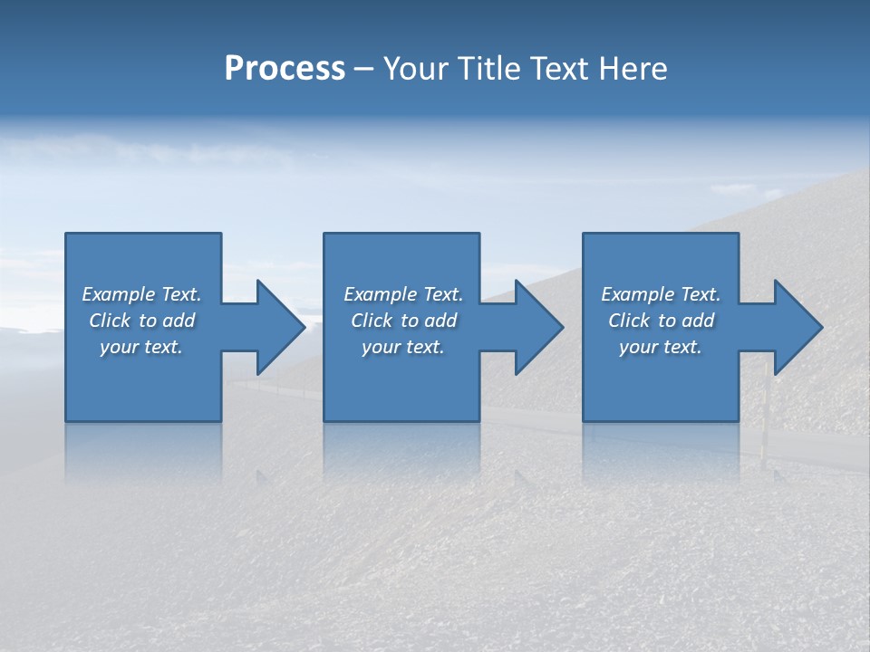 Road Vacation Pass PowerPoint Template