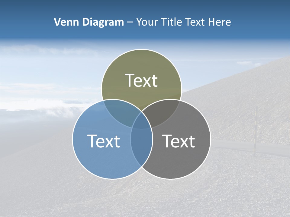 Road Vacation Pass PowerPoint Template