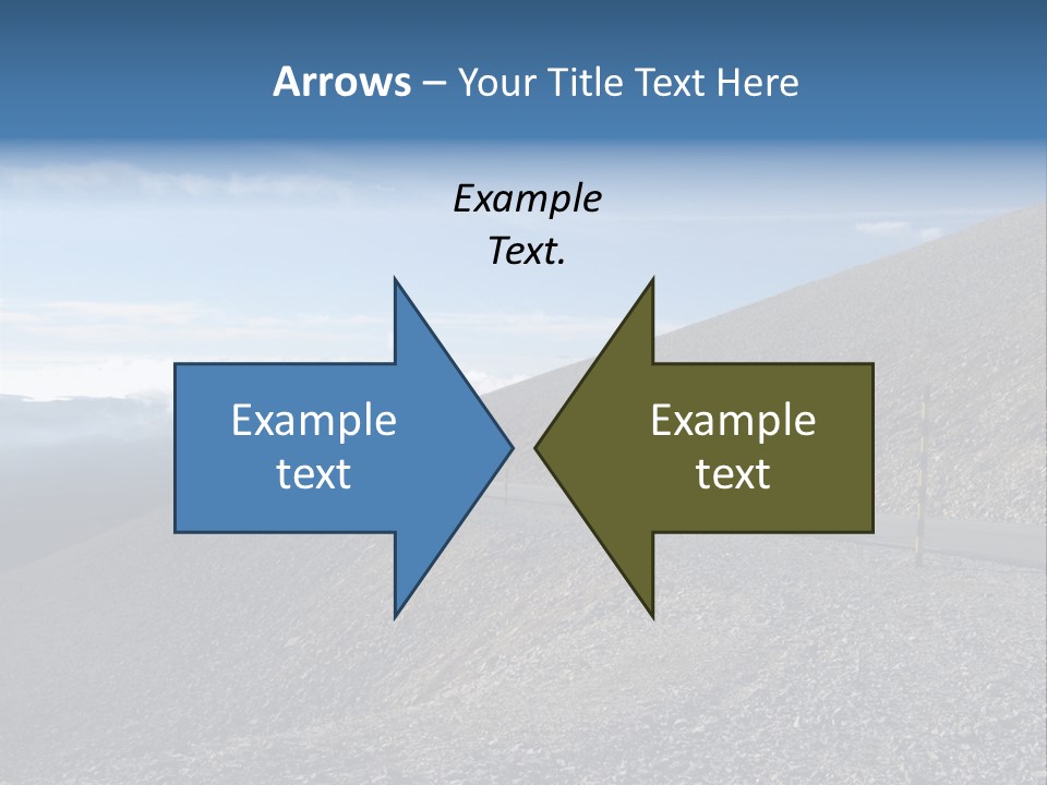 Road Vacation Pass PowerPoint Template