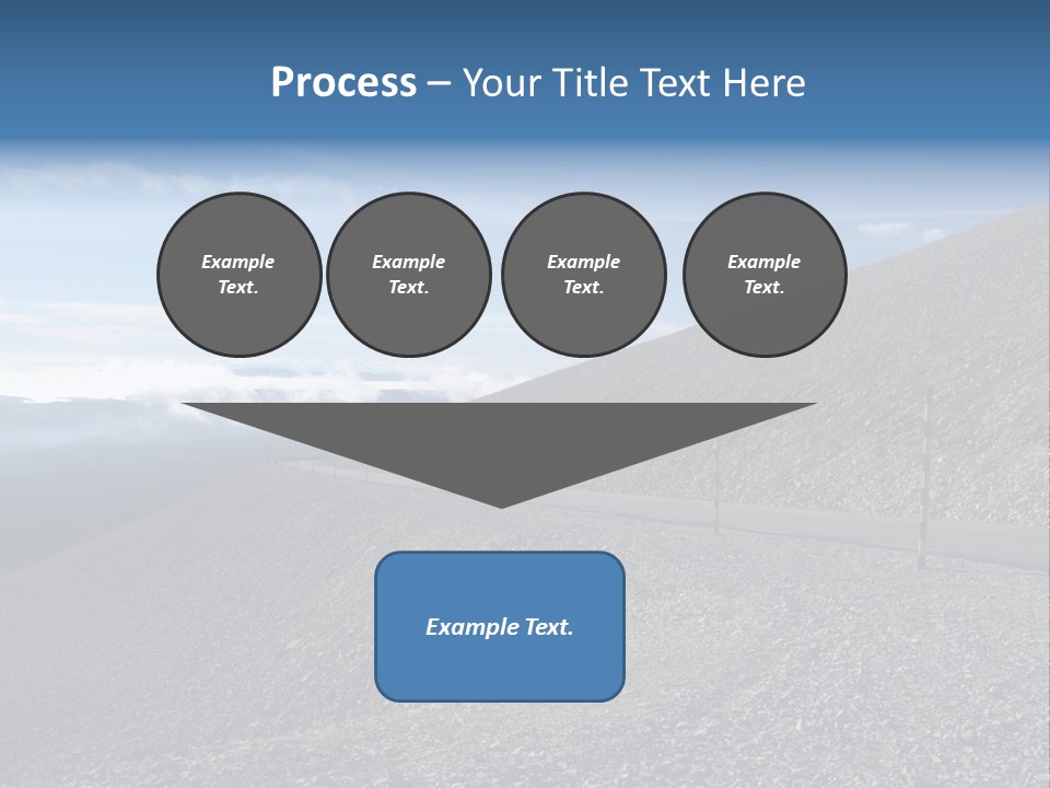 Road Vacation Pass PowerPoint Template