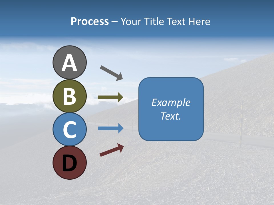 Road Vacation Pass PowerPoint Template