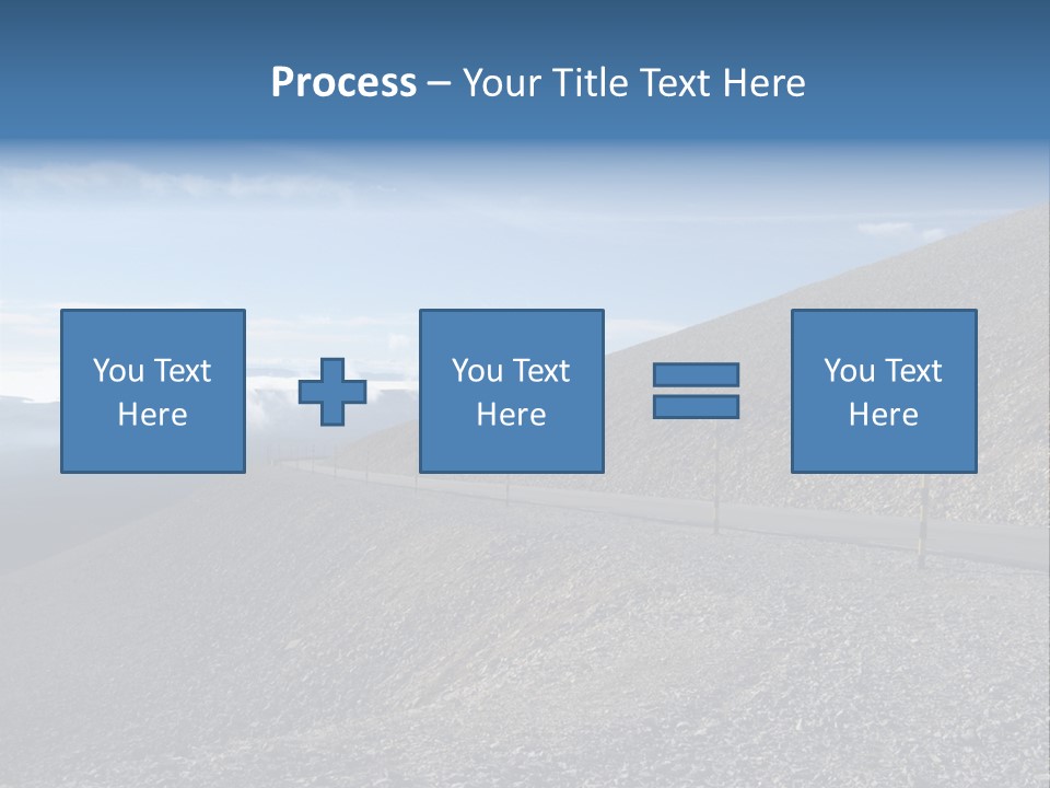 Road Vacation Pass PowerPoint Template
