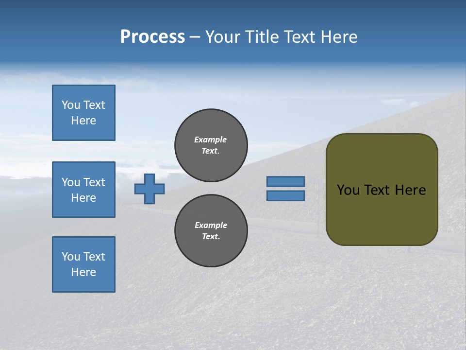 Road Vacation Pass PowerPoint Template