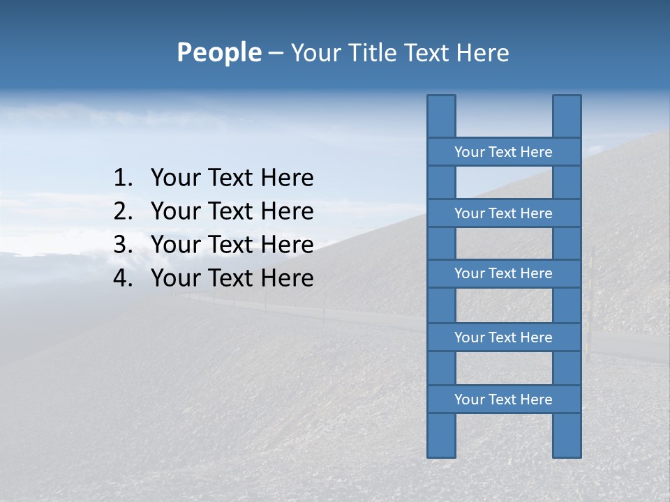 Road Vacation Pass PowerPoint Template