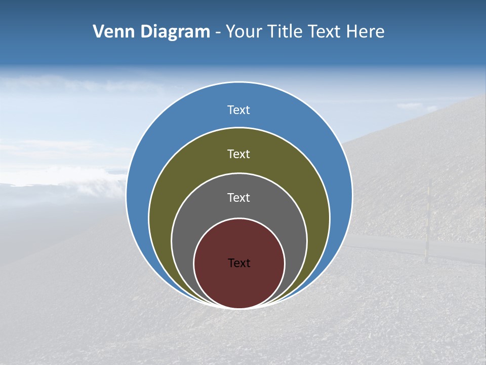 Road Vacation Pass PowerPoint Template