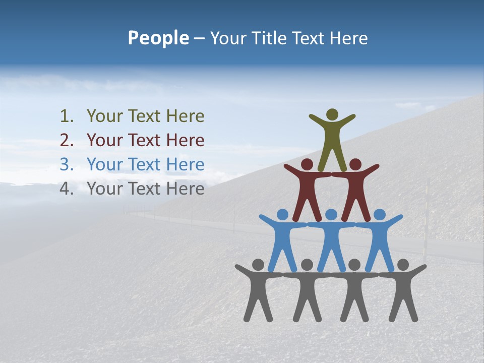 Road Vacation Pass PowerPoint Template