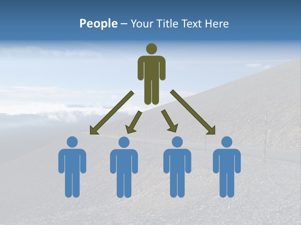 Road Vacation Pass PowerPoint Template