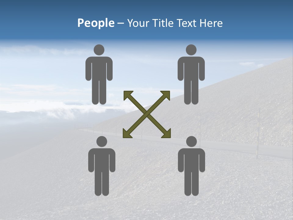 Road Vacation Pass PowerPoint Template