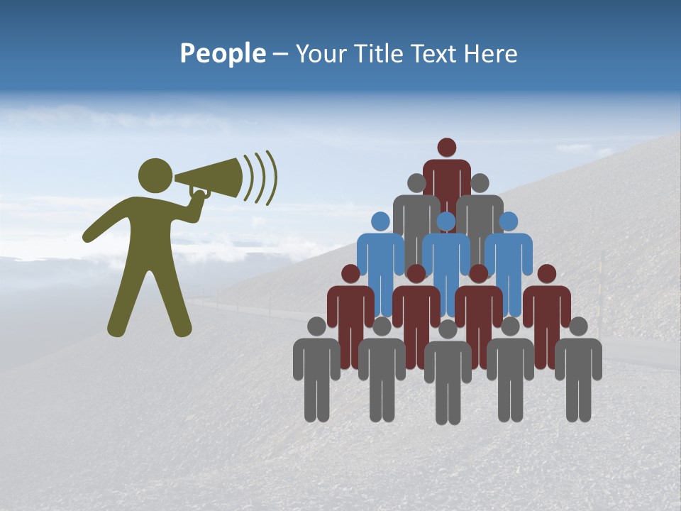 Road Vacation Pass PowerPoint Template