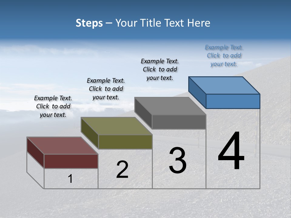 Road Vacation Pass PowerPoint Template