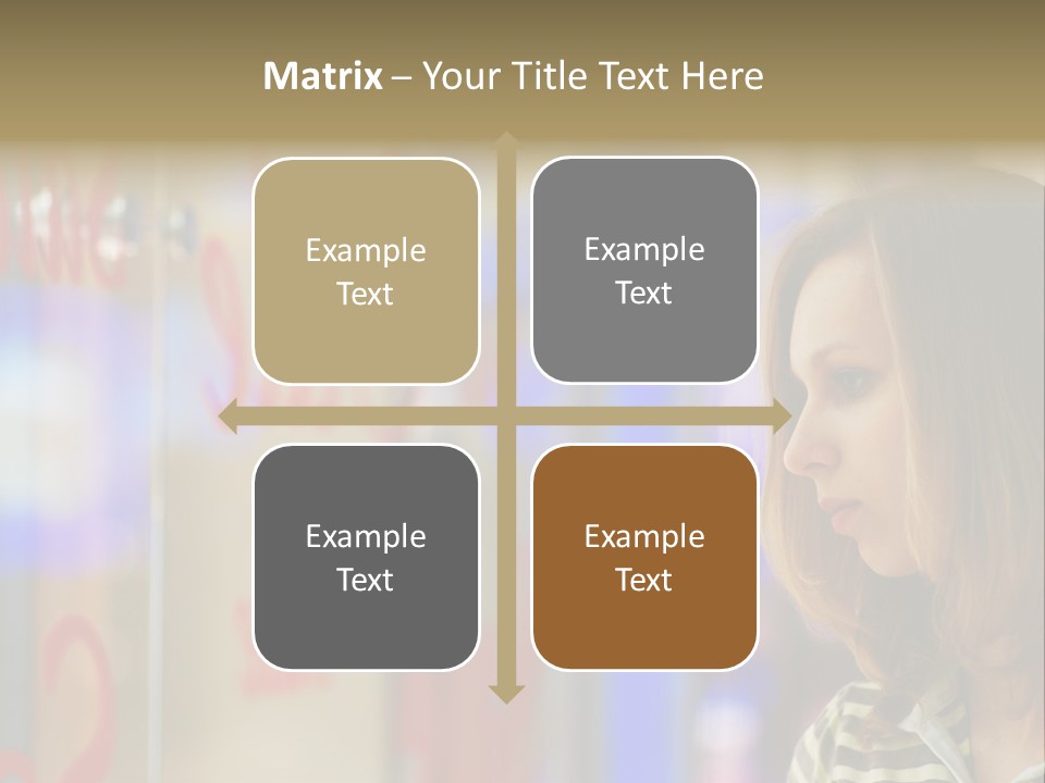 Girl City Female PowerPoint Template