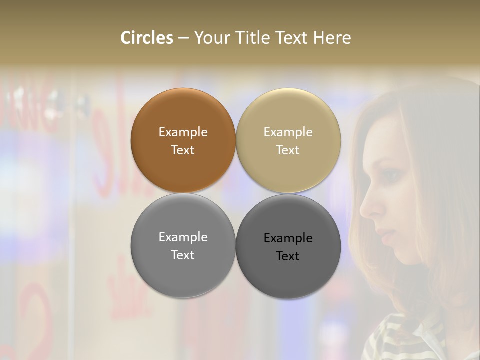 Girl City Female PowerPoint Template