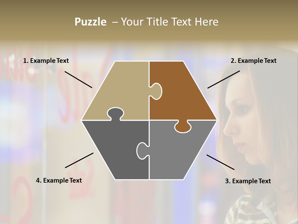 Girl City Female PowerPoint Template
