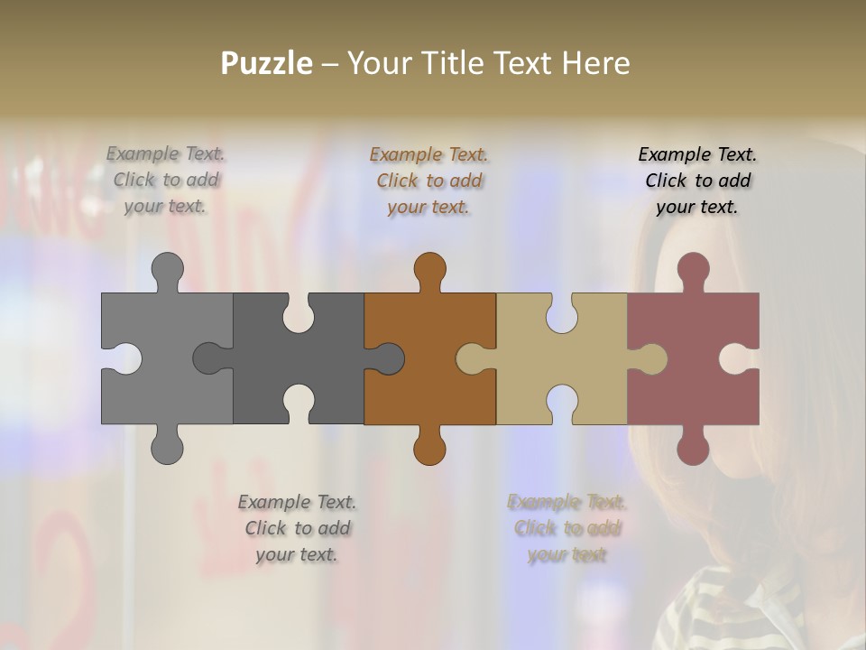 Girl City Female PowerPoint Template