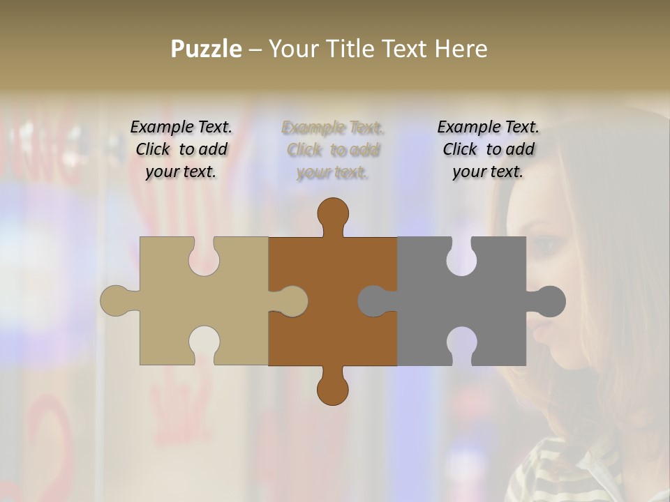 Girl City Female PowerPoint Template