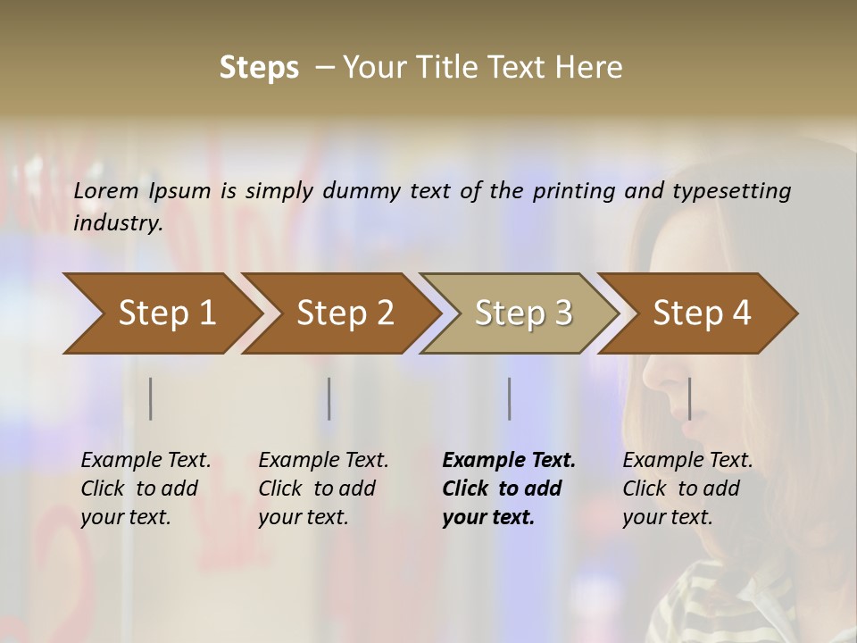 Girl City Female PowerPoint Template