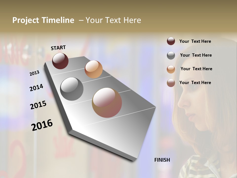 Girl City Female PowerPoint Template