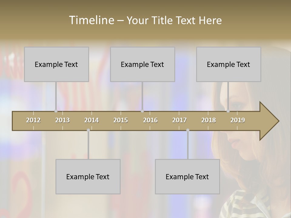 Girl City Female PowerPoint Template