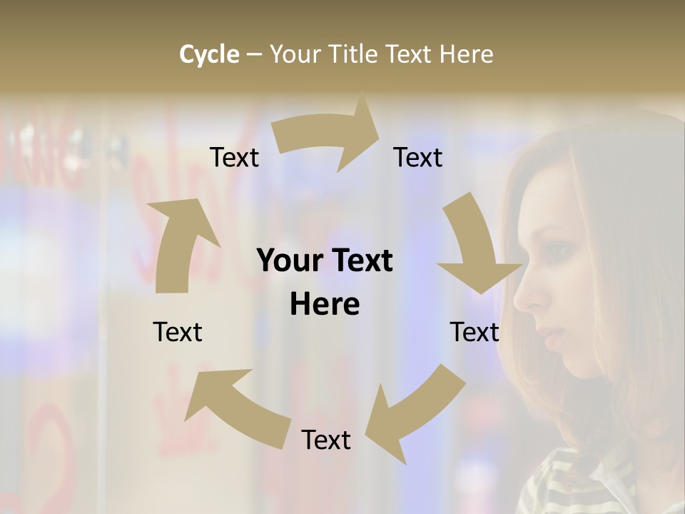 Girl City Female PowerPoint Template