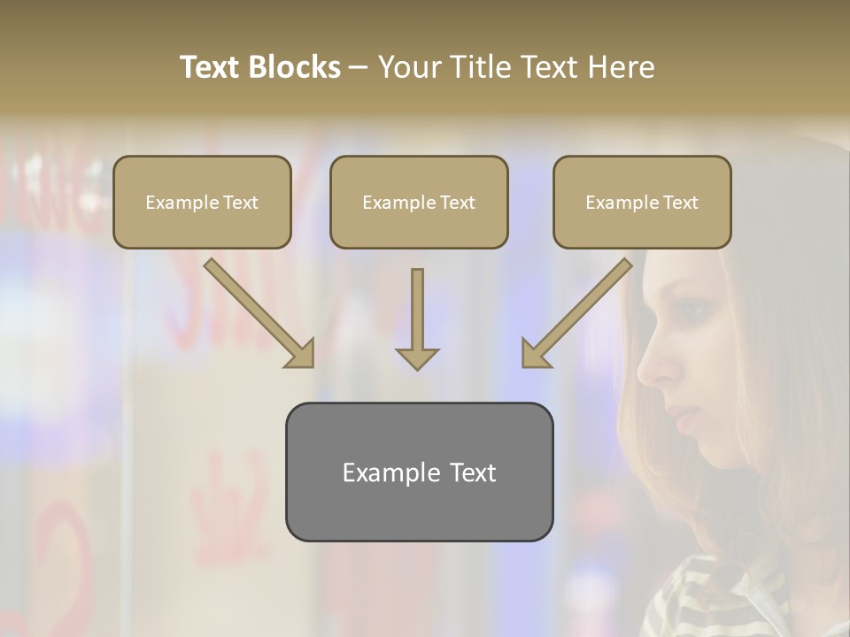Girl City Female PowerPoint Template