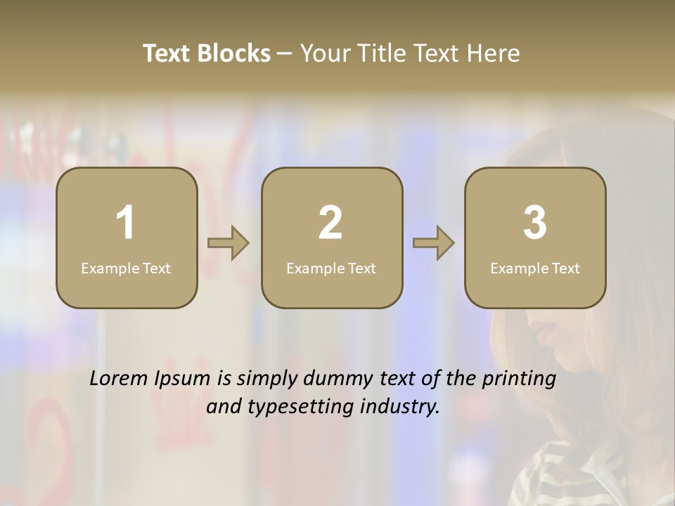 Girl City Female PowerPoint Template