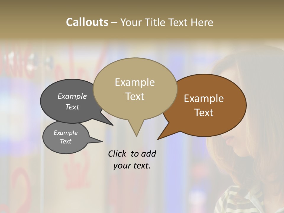 Girl City Female PowerPoint Template