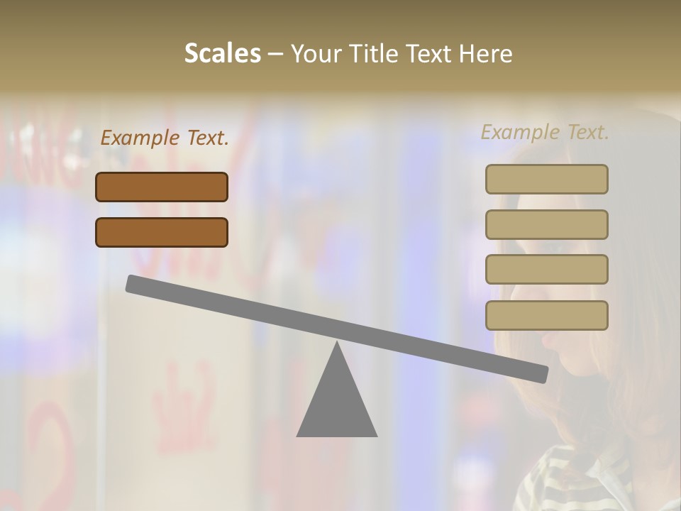 Girl City Female PowerPoint Template