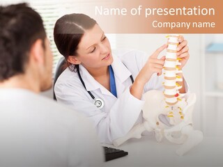 Talking Communication Chiropractic PowerPoint Template