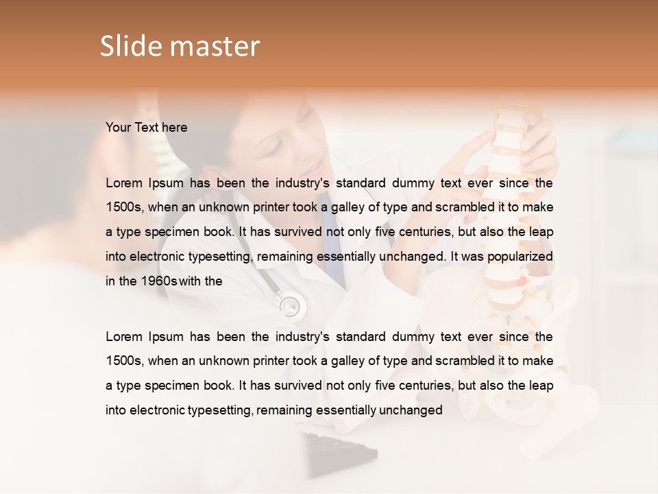 Talking Communication Chiropractic PowerPoint Template