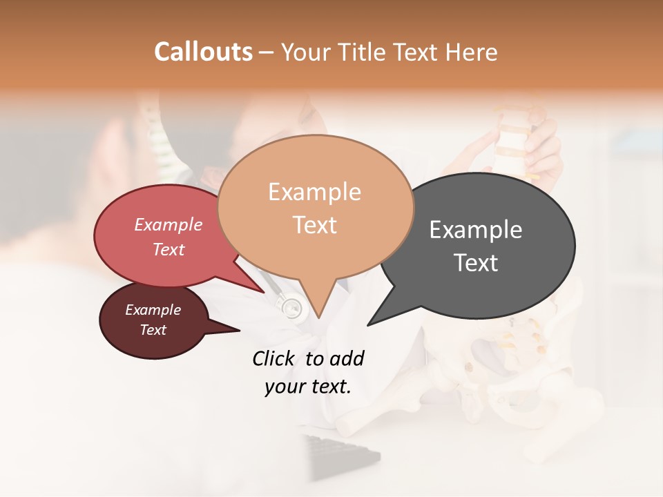 Talking Communication Chiropractic PowerPoint Template