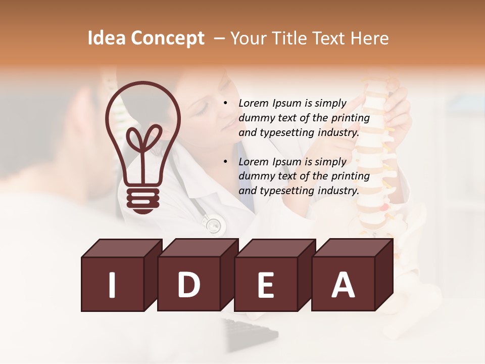 Talking Communication Chiropractic PowerPoint Template