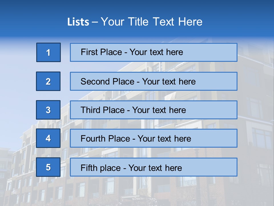 Tilt Appartment Home PowerPoint Template
