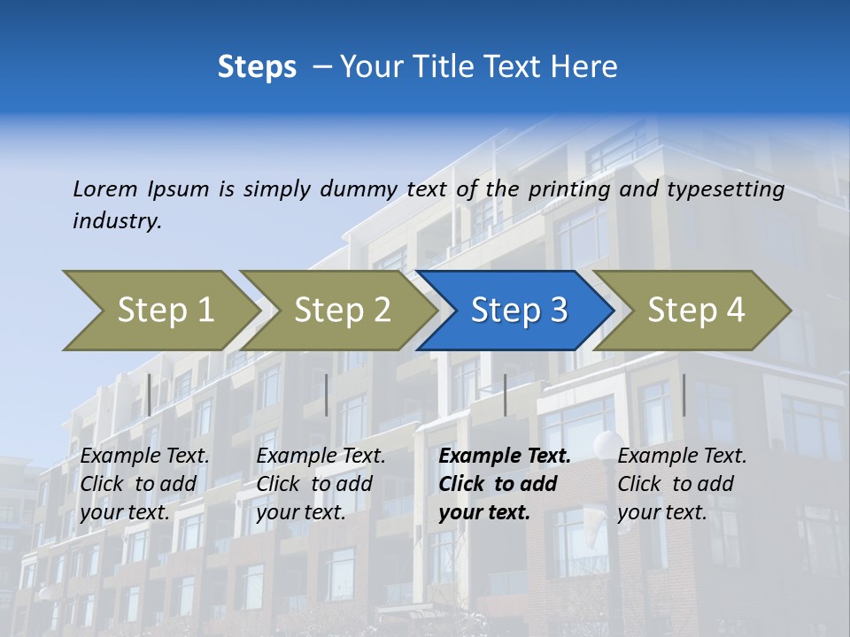 Tilt Appartment Home PowerPoint Template
