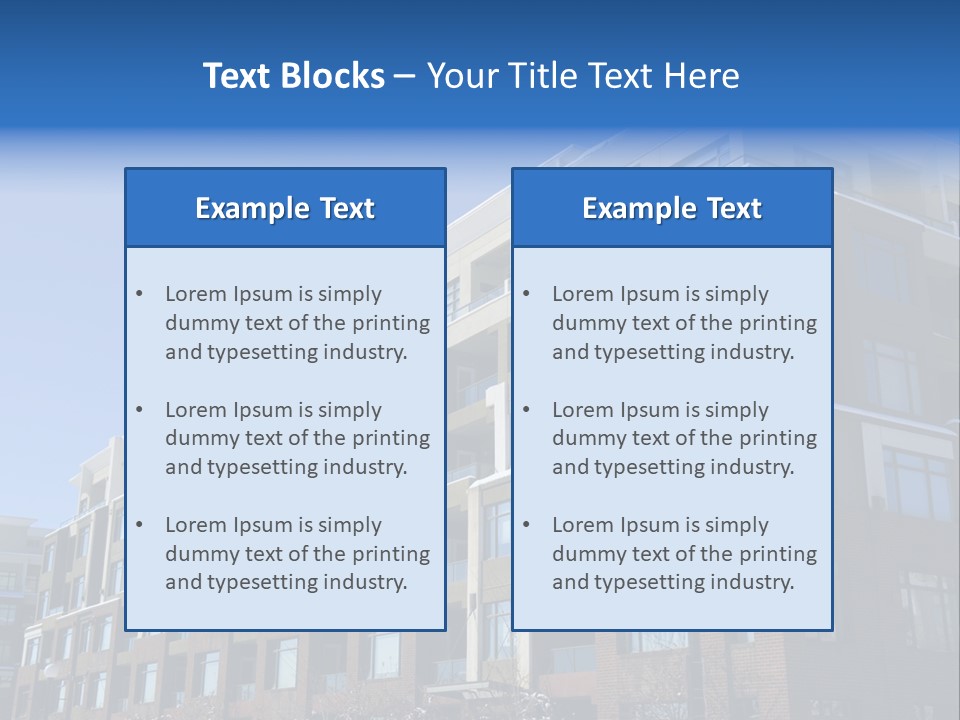 Tilt Appartment Home PowerPoint Template