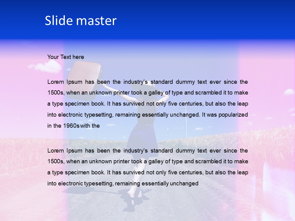 Outdoor Keep Yield PowerPoint Template