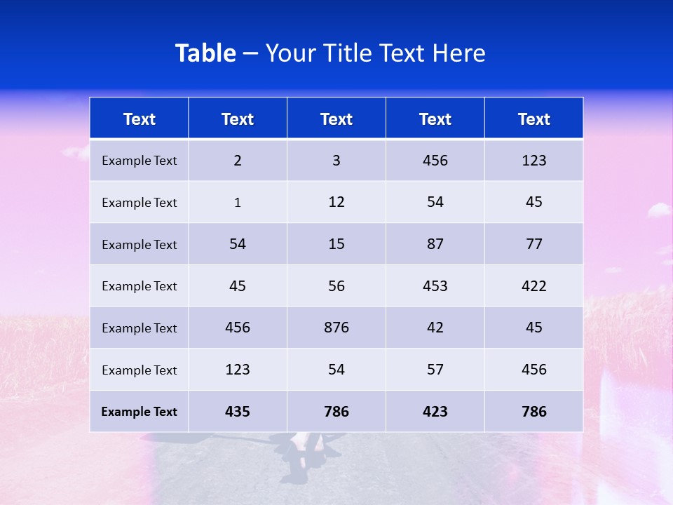 Outdoor Keep Yield PowerPoint Template