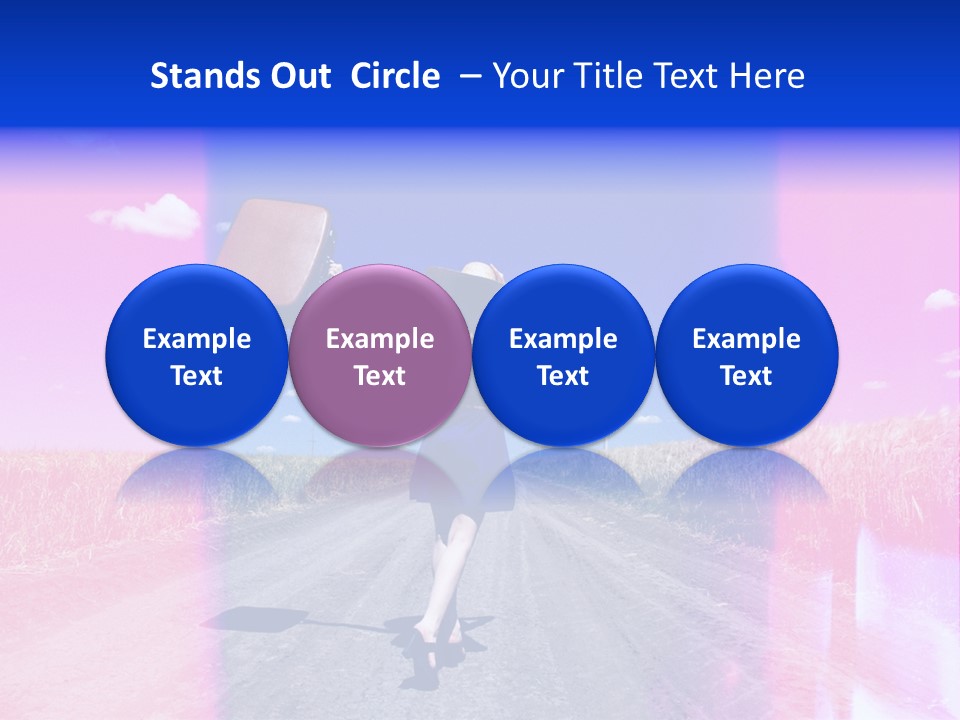 Outdoor Keep Yield PowerPoint Template