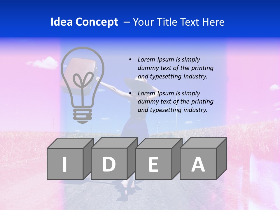 Outdoor Keep Yield PowerPoint Template